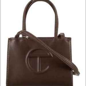 ** BRAND NEW** SMALL TELFAR BAG CROSSBODY IN CHOCOLATE BROWN